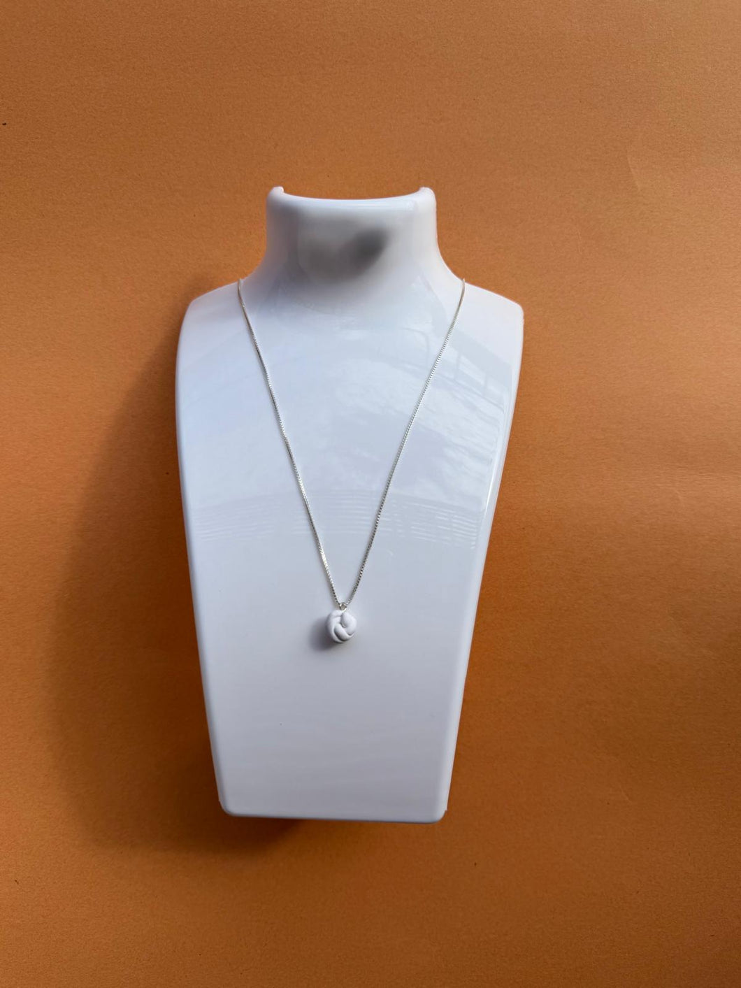 Necklace tie the knot (silver)